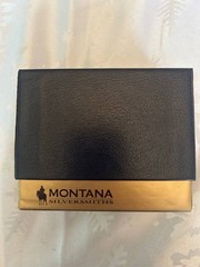 Montana Silversmiths Silver, Black and Gold Vintage Cuff Bracelet