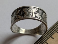 Vintage men’s ring sterling silver 925 Size 10 Weight 4.97 g. Ukrainian jewelry.