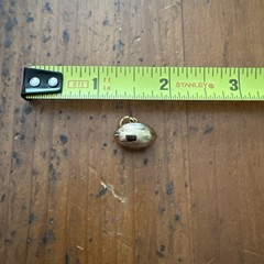 Vintage Football Pendant / Charm / Necklace / Jewelry / Sports