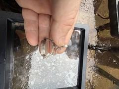 Vintage Sterling Silver Double Sided Flip Rotating Pendant