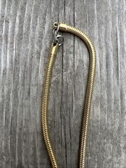 Vintage LANVIN IVORY KEYHOLE PENDANT NECKLACE
