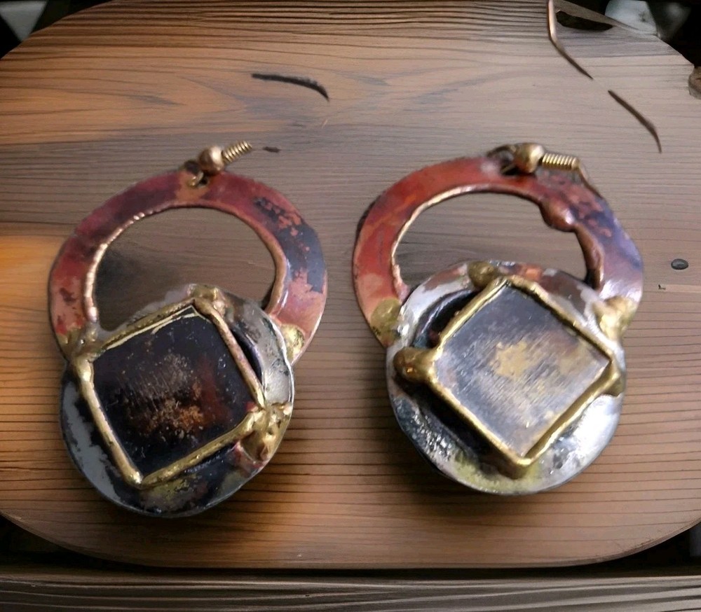 Modernest Earrings 1950-1970 Vintage Unsigned