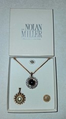 Vintage Nolan Miller Glamour Collection Sunflow Necklace Interchangeable Pendant