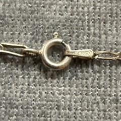VTG Sterling Silver Lariat Necklace Crystal Bead Handblown Glass Pendant Colored