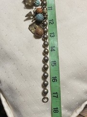 Vintage D&E Juliana Mayan Aztec Charm Necklace Book Piece
