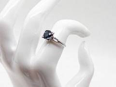 Vintage 1940s $6000 2.20ct Natural Ceylon BLUE Sapphire Diamond Platinum Ring 5g