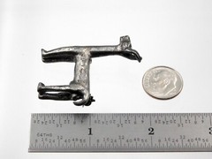 Vintage Alva Studio Silver Plated Pewter Llama Brooch Alpaca Pin 925 13.2 Grams