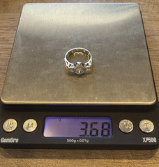 Vintage 14K White Gold Old European Cut Diamond Ring 0.60 CTW Size 6.25 Estate