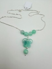 Jadeite Necklace, Jade Necklace, Authentic Jade, Natural Stone