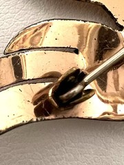 Vintage Birds In Flight Brooch Set 2 Sterling 925 Vermeil Gold Pins 11g Ex Cond