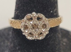5 Vintage Brass Wedding Rings Salesman Samples No Stones Size 5.5 To 6.5
