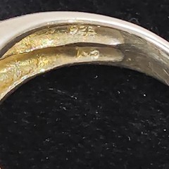 Sterling Silver Ladies Ring Marcasite & Clear CZ Pave Braided 2-tone Sz 7.5
