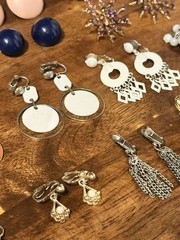 Vintage Clip On Earrings Lot of 31 Pairs