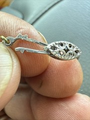 Vintage Sterling Silver Ball Bead Necklace Stamped Sterling