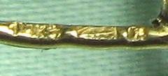 Victorian 19K Gold Wreath Pin w Pearls & Diamond 3.5 grams 1” diameter