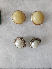 Vintage Earring Lot of 24 pairs. signed Coro