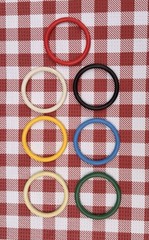Vintage Mid Century Bangle Bracelets Lot Of 7