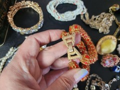Vintage jewelry set of 36 in vintage box