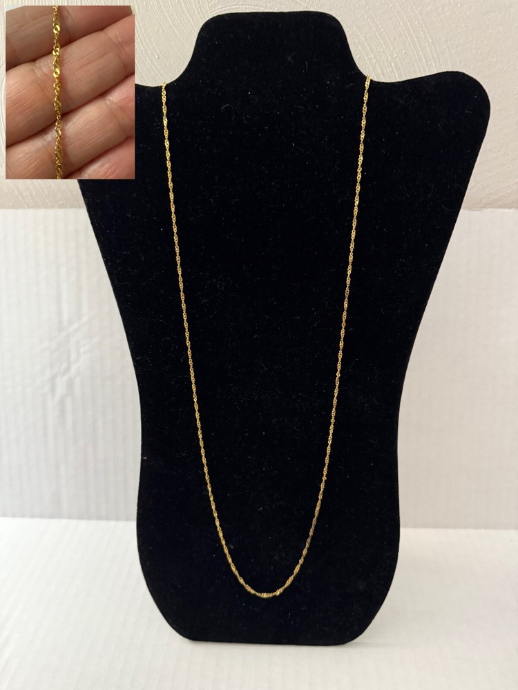 Women’s 30″ Goldtone Necklace Chain Vintage Style