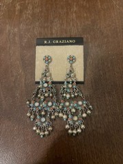 Vintage Estate R.J. Graziano Southwest Chandelier Earrings Pierced