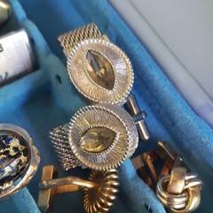 SWANK vintage lot of 21 Cufflinks, silver tone and gold tone.