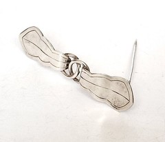 Vintage Brooch 835 Silver THEODOR KLOTZ Pforzheim “TEKA” Z813