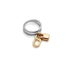 Sally’s Quality 100% Copper Scarf Ring Lock Buckles Brooch For Silk Scarves