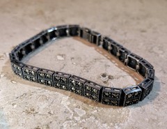 ✨💎VINTAGE Sterling Silver MARCASITE Bracelet 🌟 ESTATE Jewelry • Collector 🌟