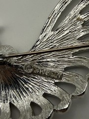 SARAH COVENTRY Vtg 1968 “Evening Splendor” Silver Tone Rhinestone Brooch