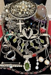 Vintage Estate Costume Jewelry Lot ! NAPIER, AVON and more!