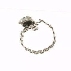 Vintage Southwestern Sterling Silver Owl Cutout Ring Size 5.5 Expanded Signed P