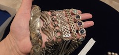 Vintage Mod Silvertone Jewlery Lot Of 37. 5LBS+.17 Signed Monet Avon…