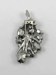Vintage Eisenberg Original Clip W/ Clear Rhinestones