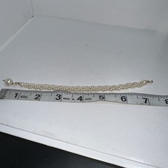 Faux Pearls Vintage Multistrand Bracelet