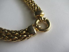 Vintage 1980’s gold plate Collar Necklace
