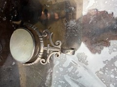 Vintage Sterling Silver Double Sided Flip Rotating Pendant