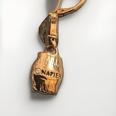 ‘90s – ‘00s Napier Cluster Necklace Earrings And Bracelet Set