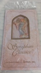 Vintage Angel Pin Brooch 1995 Seraphim Classics #63618 Roman Inc. Angelic New