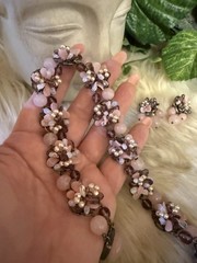 Louis Rousselet For Chanel 1930’s OR 1950’s ERA Stunning And Glamorous Pink Set!