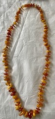 Baltic Amber Necklace Rare Egg Yolk Honey Cognac Yellow Butterscotch VTG 62.4g