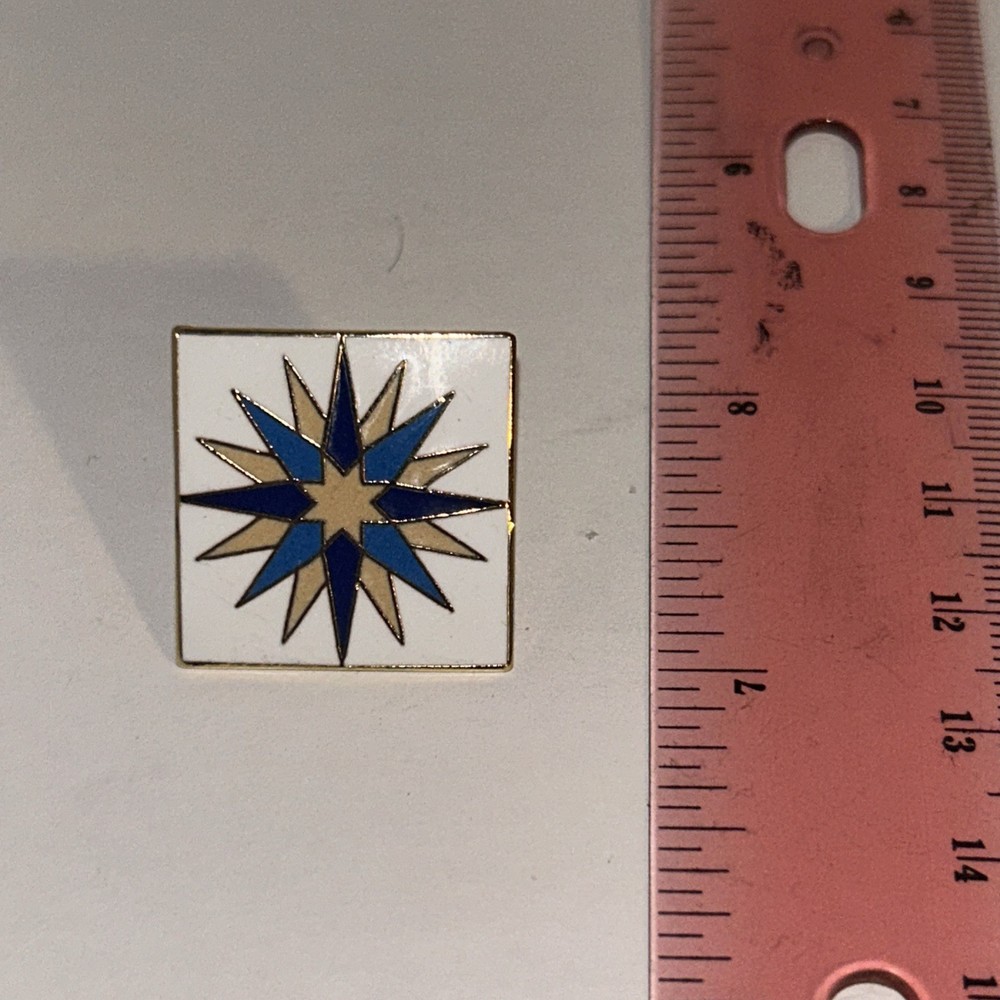Vintage Sacred Geometry Art Design Math Lapel Hat Pin Pinback