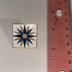 Vintage Sacred Geometry Art Design Math Lapel Hat Pin Pinback