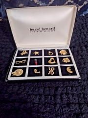 Vintage Pin Back Set Harve Benard by Benard Holtzman set of 12