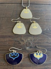 Vintage Laurel Burch Jewelry Lot Earrings Brooch Pin Pendant 1990s 1980s