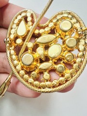 Vintage Weiss Brooch Pin Red Blue Green Rhinestone Artist Painters Palette ￼