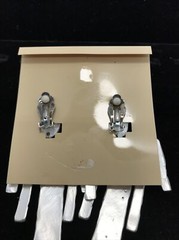 Vintage Temptation Fashion Jewlery Silver Tone Statement Clip-on Earrings