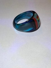 BOB DODD VINTAGE HANDCRAFTED CELLULOID RING