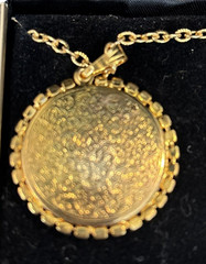 Regale Gems Man Made Diamonds Prayer Necklace 14KT H.G.E Confirmation Communion