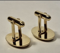 Lot of 4 Assorted Vintage Gold Tone Bullet Back Cufflinks and Tie Tack