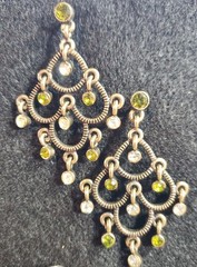 Mixed Lot Of 5 Pairs Stud Vintage Earrings Various Styles and colors